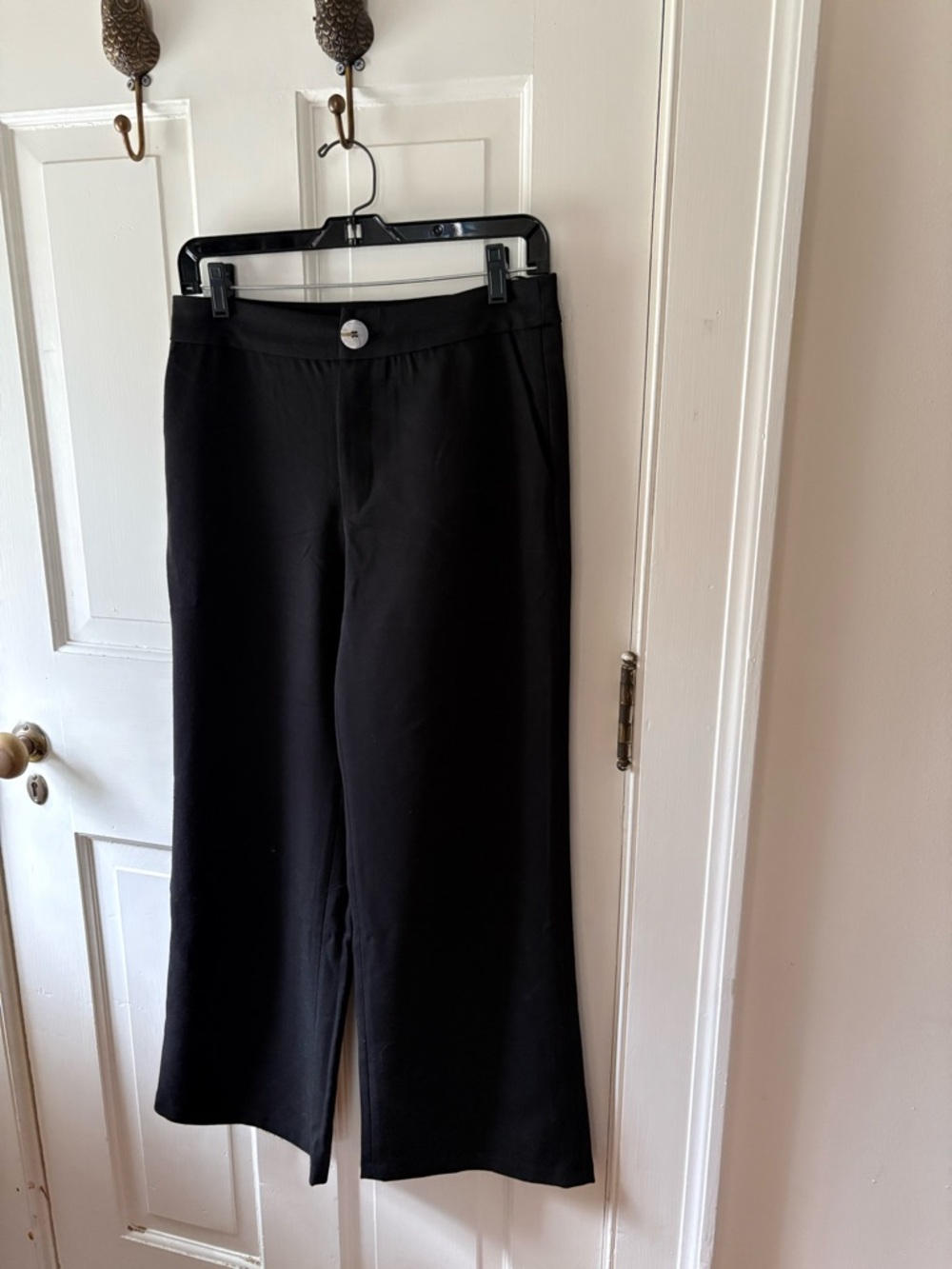 Modern Citizen Black Wide-Leg Trousers